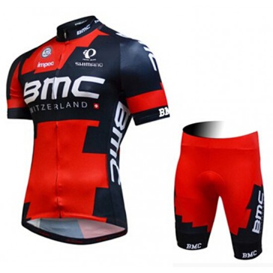 2015 BMC Fietsshirt Korte Mouw+Korte Fietsbroeken 1548