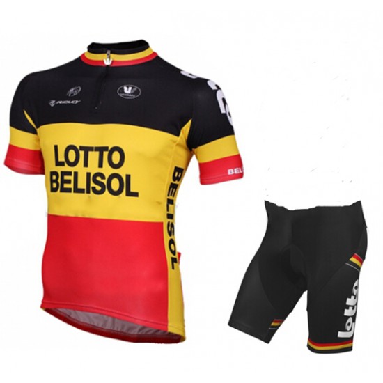 2015 Lotto Belisol Fietsshirt Korte Mouw+Korte Fietsbroeken 1871