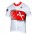 2015 WILIER wit rood Fietsshirt Korte Mouwen 2291