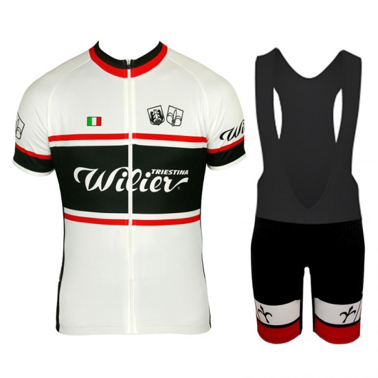 WILIER 2015 Fietskleding Set Fietsshirt Korte Mouwen+Fietsbroek Bib Korte 2283