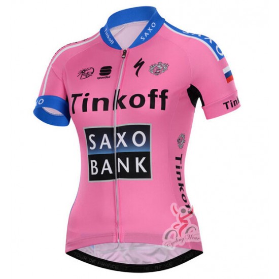 2015 Tinkoff Saxo Bank Dames Fietskleding Fietsshirt Korte 1967