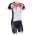 2014 Nalini Fietsshirt Korte Mouw+Korte Fietsbroeken rood wit 1466