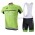 2015 Garmin Cannondale Fietskleding Set Fietsshirt Korte Mouwen+Fietsbroek Bib Korte groen 1590