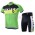 2015 Scott RC Fietskleding Set Fietsshirt Korte Mouwen+Fietsbroek Korte groen 2246