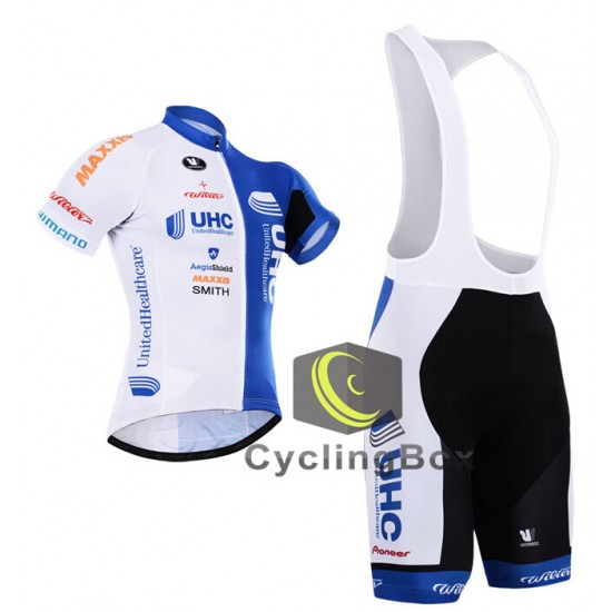 2015 UHC Fietskleding Set Fietsshirt Korte Mouwen+Fietsbroek Bib Korte 2138