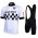 2015 PEUGEOT Santini Fietskleding Fietsshirt Korte+Korte Fietsbroeken Bib zwart 2487