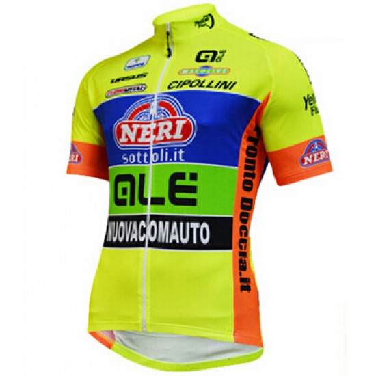 2015 ALE Geel Fietsshirt Korte Mouw 2524