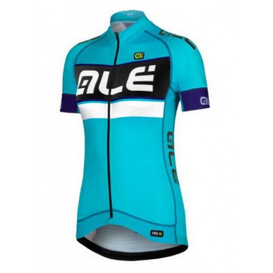 2015 ALE Dames Blauw Fietsshirt Korte Mouw 3584