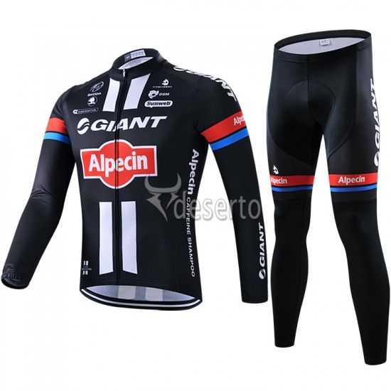 2015 Giant Fietskleding Fietsshirt lange mouw+Lange fietsbroeken 1776