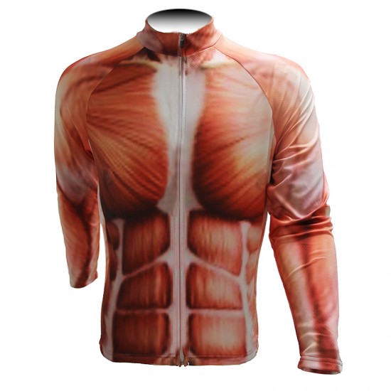 2015 Muscle Fietsshirt lange mouw 2642