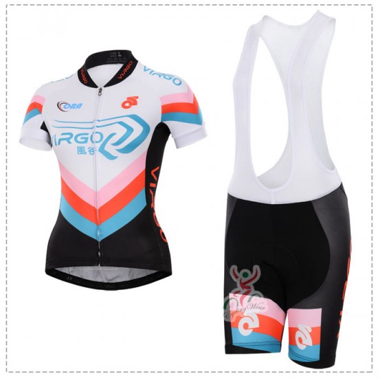 2015 Wind Dames Fietskleding Fietsshirt Korte+Korte fietsbroeken Bib 3604