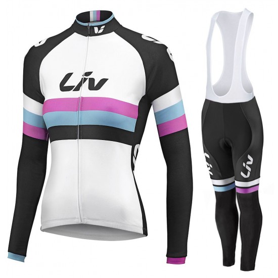 2015 Dames LIV Fietskleding Fietsshirt lange mouw+Lange fietsbroeken 3656