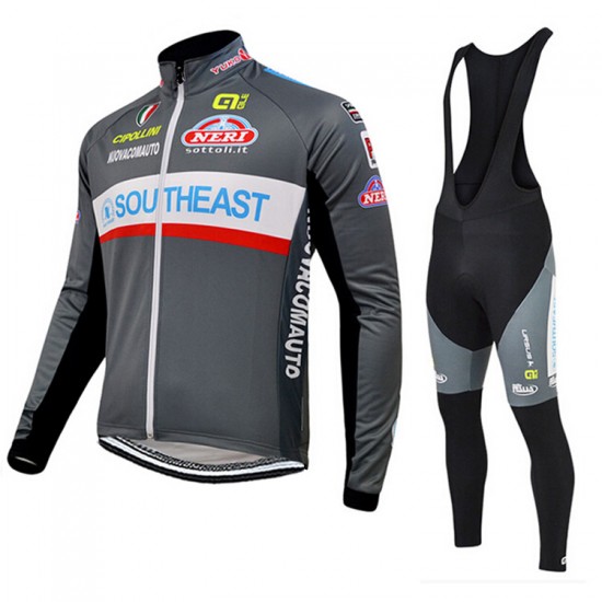 2015 Southeast Fietskleding Fietsshirt lange mouw+Lange fietsbroeken Bib 2651