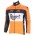 2015 team orange roompot regen Fietsshirt lange mouw 2645