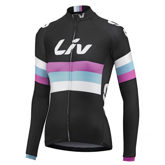 Dames LIV RACE DAY SS 2015 Long Black Fietsshirt lange mouw 3675