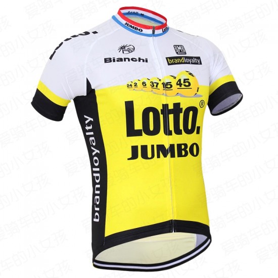 2016 Lotto Fietsshirt Korte Mouw 20160053