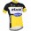 2016 QUICK STEP Pro Fietsshirt Korte Mouw Jaune 20160064