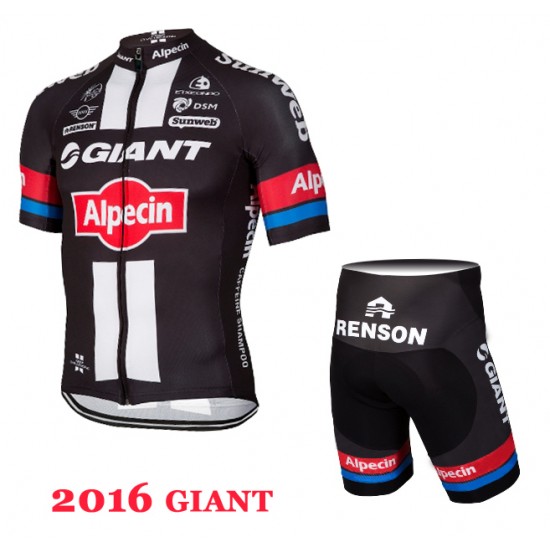 2016 Giant Fietskleding Fietsshirt Korte+Korte fietsbroeken 20160143