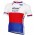 2016 Quick Step Fietsshirt Korte Mouw wit 2016036589