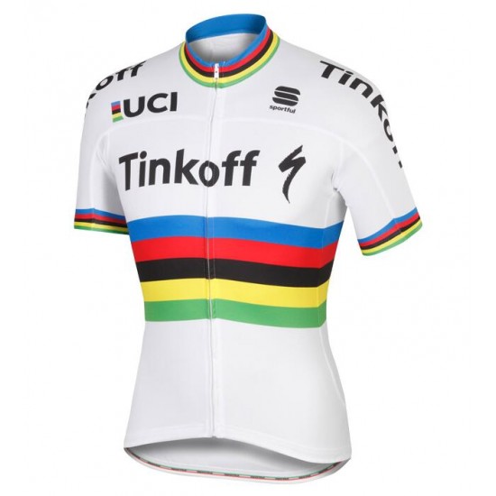 2016 TINKOFF World Champion Fietsshirt Korte Mouw 2016036682