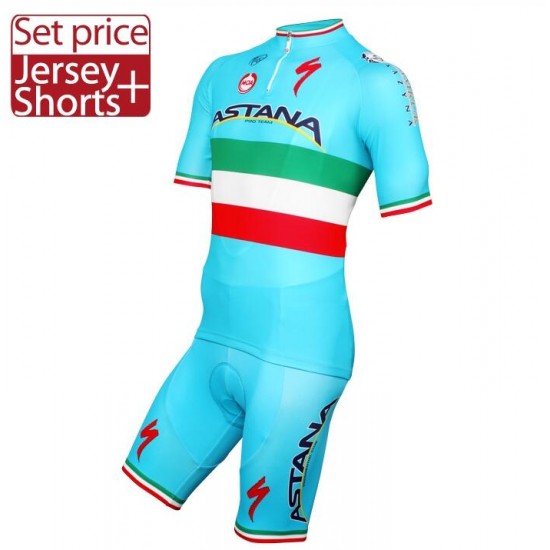 2016 ASTANA PRO TEAM Italian Champion Fietskleding Fietsshirt Korte+Korte Fietsbroeken 2016036513