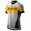 2016 Skins Promo Fietsshirt Korte Mouw zwart wit geel 2016036657