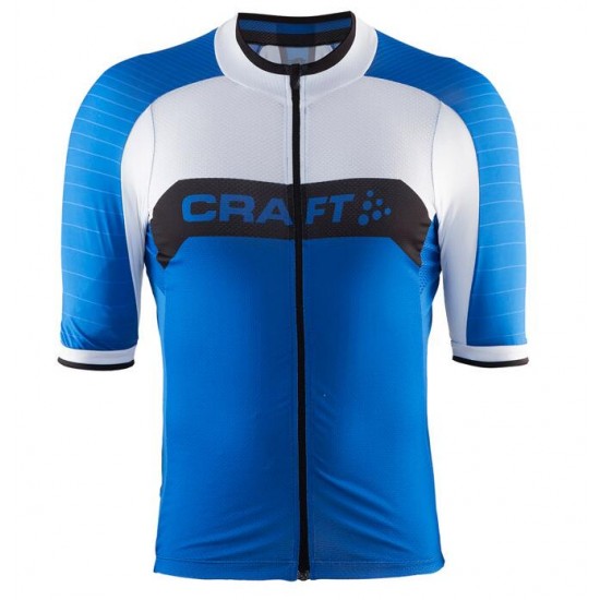 2016 CRAFT Gran Fondo Fietsshirt Korte Mouw blauw wit 2016036527