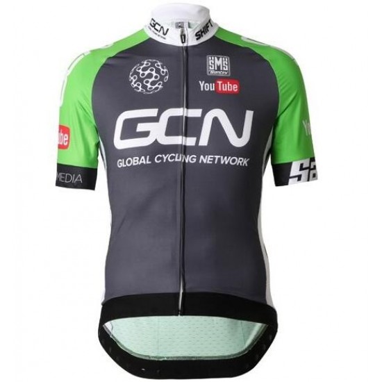 2016 GCN GLOBAL CYCLING NETWORK Fietsshirt Korte Mouw groen 2016036544