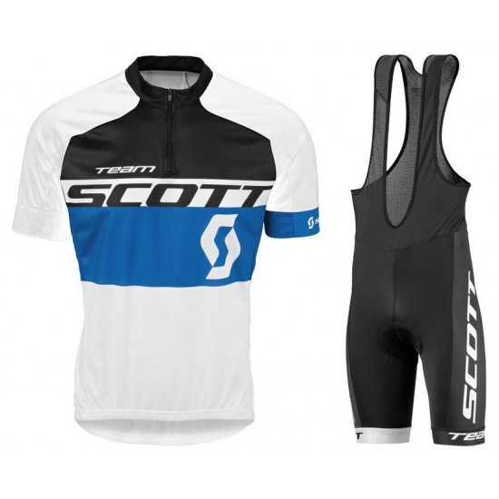 2016 Scott zwart blauw Fietskleding Fietsshirt Korte+Korte Fietsbroeken Bib 2016036632