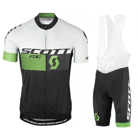 2016 Scott RC groen Fietskleding Fietsshirt Korte+Korte Fietsbroeken Bib 2016036644