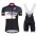 2016 Santini Atom 20 zwart wit rood Fietskleding Fietsshirt Korte+Korte Fietsbroeken Bib 2016036606