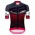 2016 Santini Interactive 30 zwart rood Fietsshirt Korte Mouw 2016036611