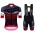 2016 Santini Interactive 30 zwart rood Fietskleding Fietsshirt Korte+Korte Fietsbroeken Bib 2016036613