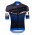 2016 Santini Interactive 30 zwart blauw Fietsshirt Korte Mouw 2016036614