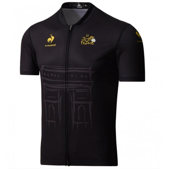 2015 Tour De France Fietsshirt Korte Mouw zwart 2016036695