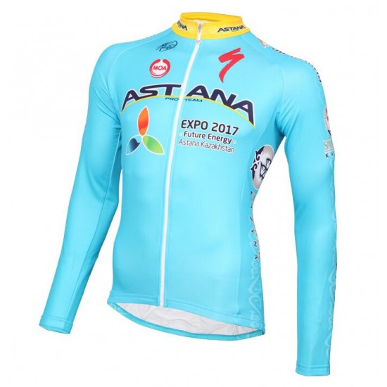 2016 ASTANA PRO TEAM Fietsshirt lange mouw 2016036750