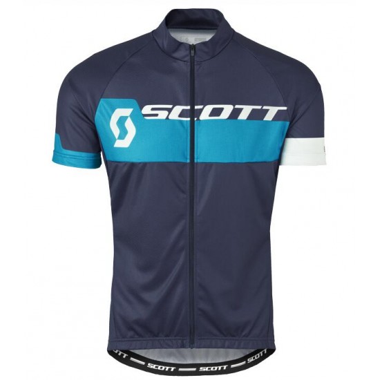 2016 SCOTT blauw Fietsshirt Korte Mouw 2016036772