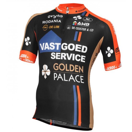 2016 VASTGOEDSERVICE-GOLDEN PALACE Fietsshirt Korte Mouw 2016036775