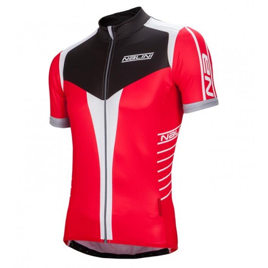 Nalini PRO rood Fietsshirt Korte Mouw zwart wit rood 20160958