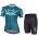 NALINI PRO Dames Enne Fietskleding Fietsshirt Korte+Korte fietsbroeken petrol 20160990