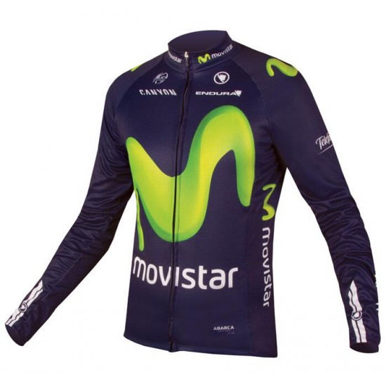 2016 Movistar Fietsshirt lange mouw 20160957