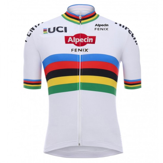 alpecin fenix 2020 wit Fietsshirt Korte Mouw 2021143