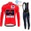 Winter Fleece INEOS Grenadier Spanish Pro Team 2021 Fietskleding Fietsshirt Lange Mouw+Lange Fietsbroek Bib 20210462