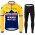 Jumbo Visma SLovenia Pro Team 2021 Fietskleding Fietsshirt Lange Mouw+Lange Fietsbroek Bib 20210380