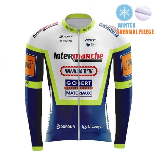 Winter Fleece Wanty Pro Team 2021 Wielerkleding Fietsshirt Korte Mouw 20210476