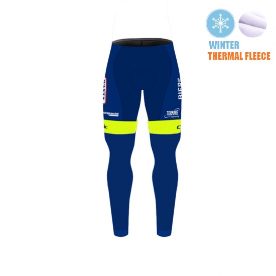 Winter Fleece Wanty Pro Team 2021 Lange Fietsbroek Bib 20210478