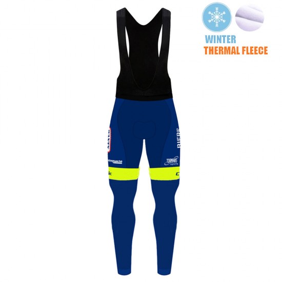 Winter Fleece Wanty Pro Team 2021 Lange Fietsbroek Bib 20210479