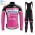 Winter Fleece Xelliss Pro Team 2021 Fietskleding Fietsshirt Lange Mouw+Lange Fietsbroek Bib 20210415