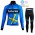 Winter Fleece Asturias Pro Team 2021 Fietskleding Fietsshirt Lange Mouw+Lange Fietsbroek Bib 20210338