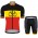 belgium Pro 2021 Team Fietskleding Fietsshirt Korte Mouw+Korte Fietsbroeken Bib 20210420